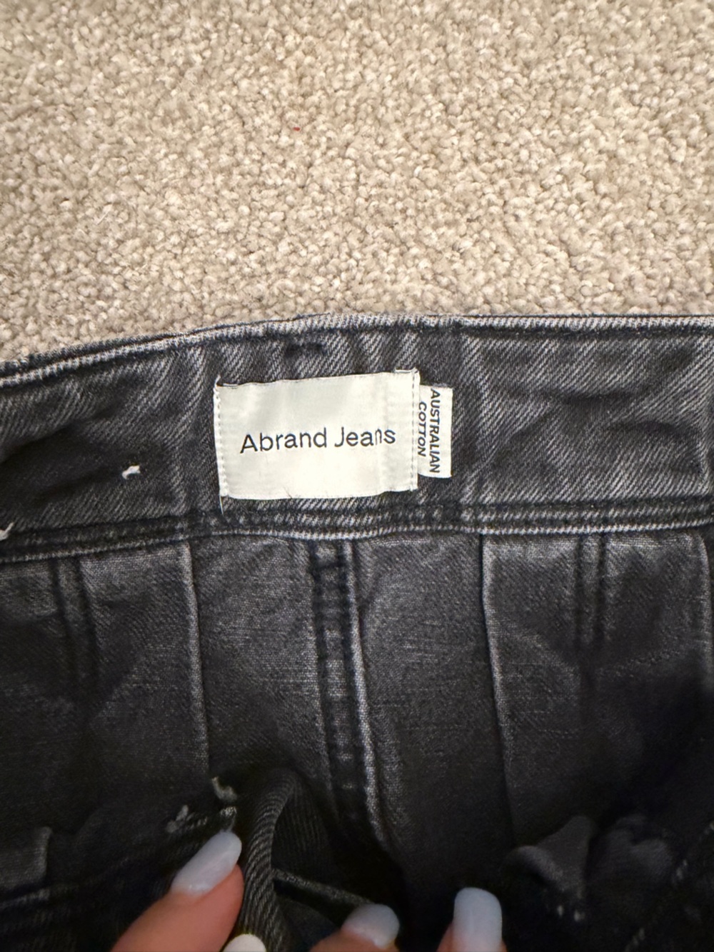 Abrand Black Mini Skirt